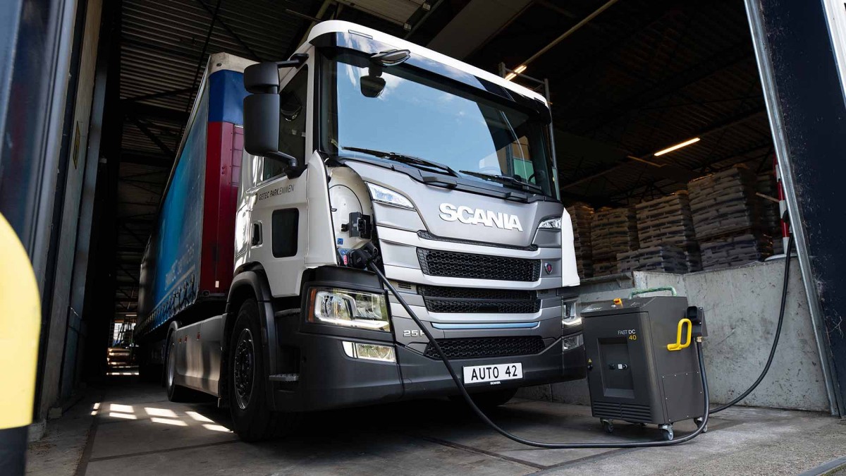 elektrisch aangedreven Scania 25P