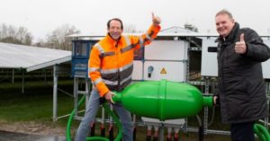 Wetterskip neemt zonnepanelen op rioolwaterzuivering Leeuwarden in gebruik