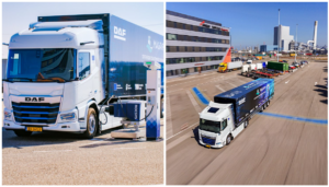 Demonstraties geautomatiseerd rijden en laden voor logistiek op Maasvlakte