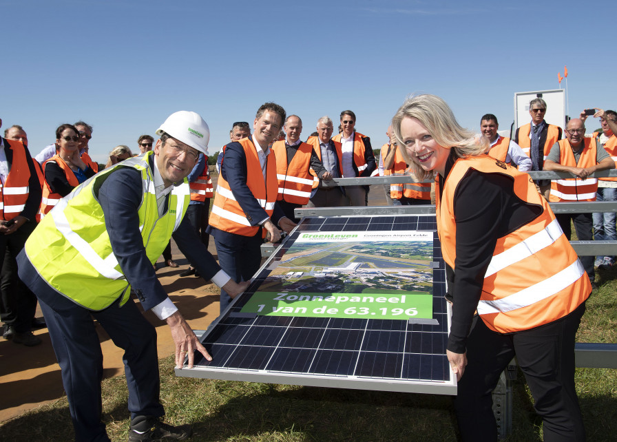 zonnepark Groningen Airport Eelde
