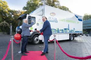 De Klok Logistics presenteert elektrische vrachtwagens