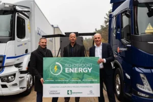Nieuw laadplein voor e-trucks in Eerbeek