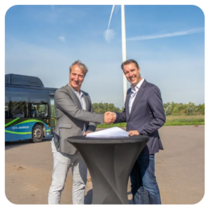Keolis en Energiehub Zeewolde zetten stap naar emissievrij busvervoer in Almere Keolis en Energiehub Zeewolde zetten stap naar emissievrij busvervoer in Almere