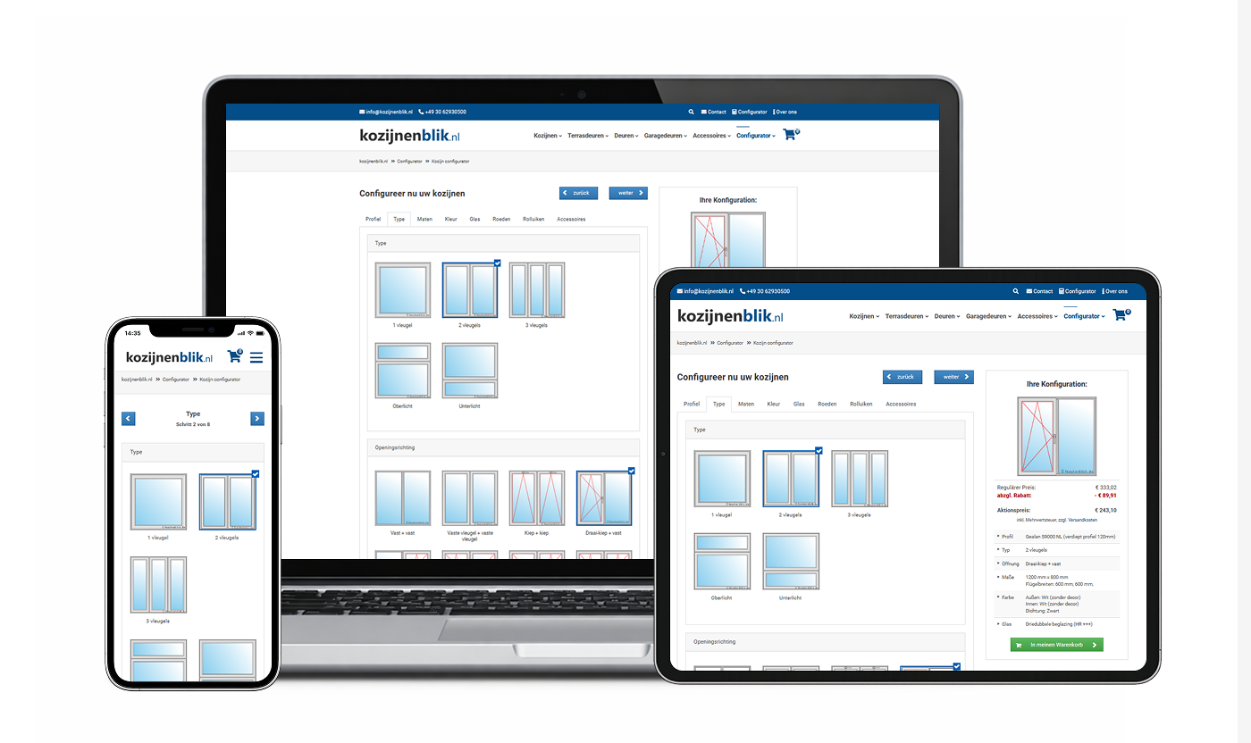 kozijnen
 configurator