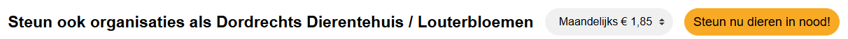 dierenambulances steun