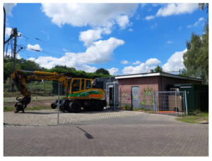 Onderstation Vught levert stroom elektrische bouwmachines Onderstation Vught levert stroom elektrische bouwmachines