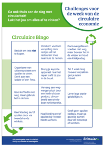 Bingo! Tips voor circulariteit bij je collega’s en jou thuis