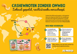 Jumbo stapt over op duurzamere cashewnoten