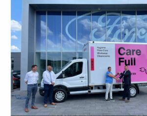 CWS Hygiene neemt eerste innovatieve E-Transit van Ford Pro in gebruik